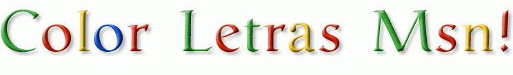 Color para las Letras del Msn - EgRoJ Soft!
